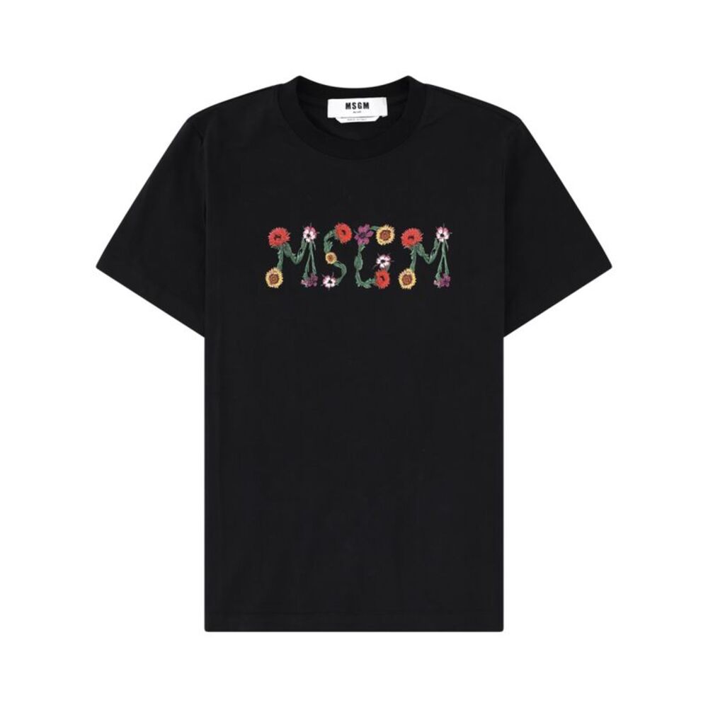 Msgm Women T-Shirt Con Logo